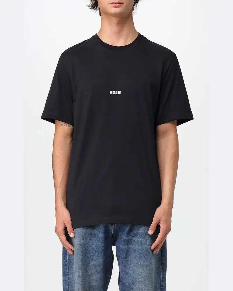 MSGM T-shirt herren Schwarz
