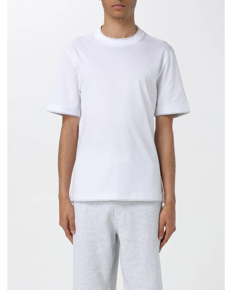 Brunello Cucinelli T-shirt herren Weiß