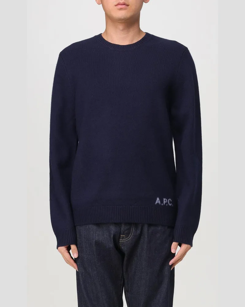 A.P.C. Pullover herren Blau