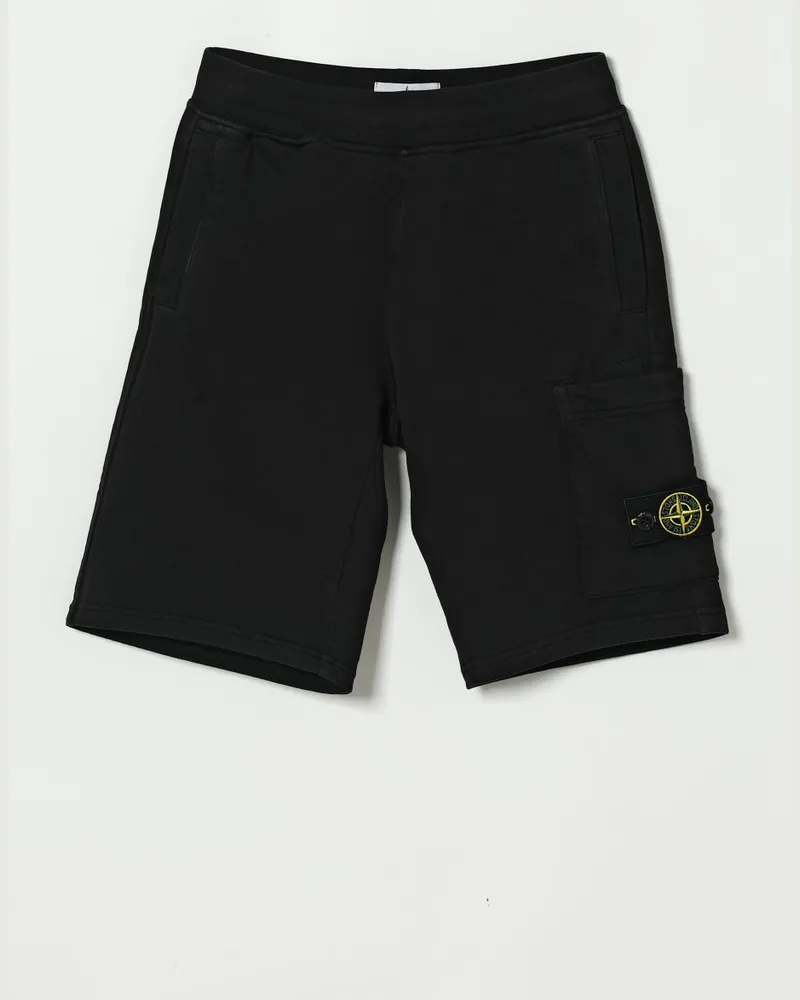 Stone Island Shorts kinder Schwarz