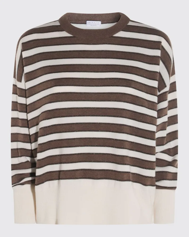 Brunello Cucinelli Pullover damen Braun