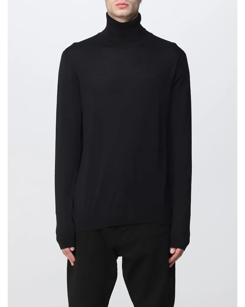 Kiton Herren Pullover Schwarz