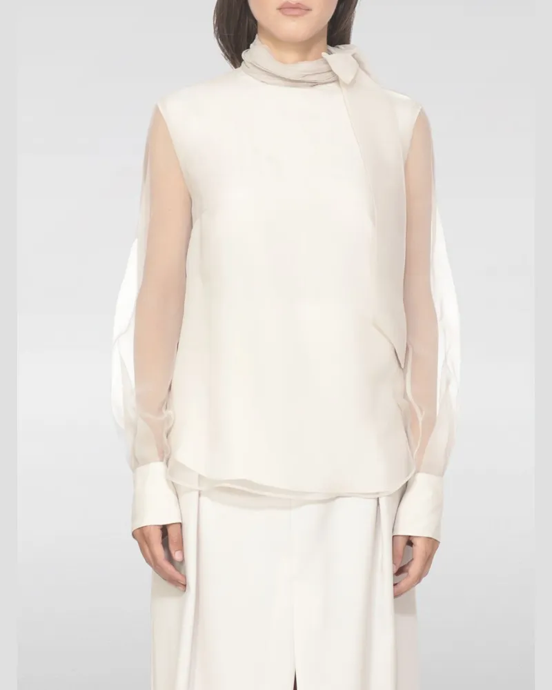 Brunello Cucinelli Strickjacke damen Weiß