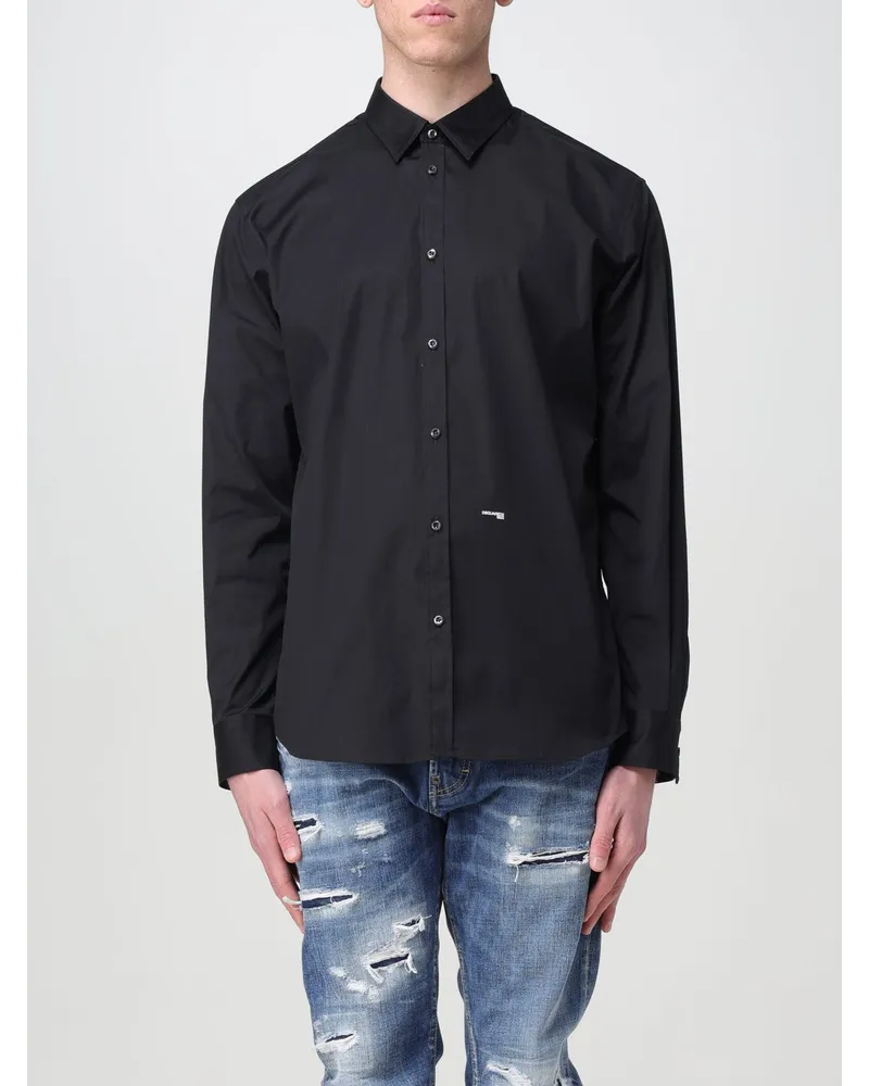 Dsquared2 Hemd herren Schwarz