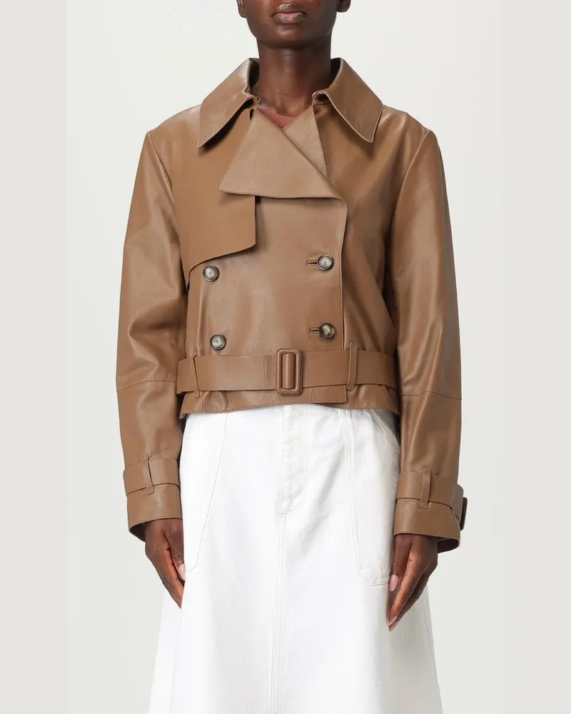 HUGO BOSS Mantel damen Braun