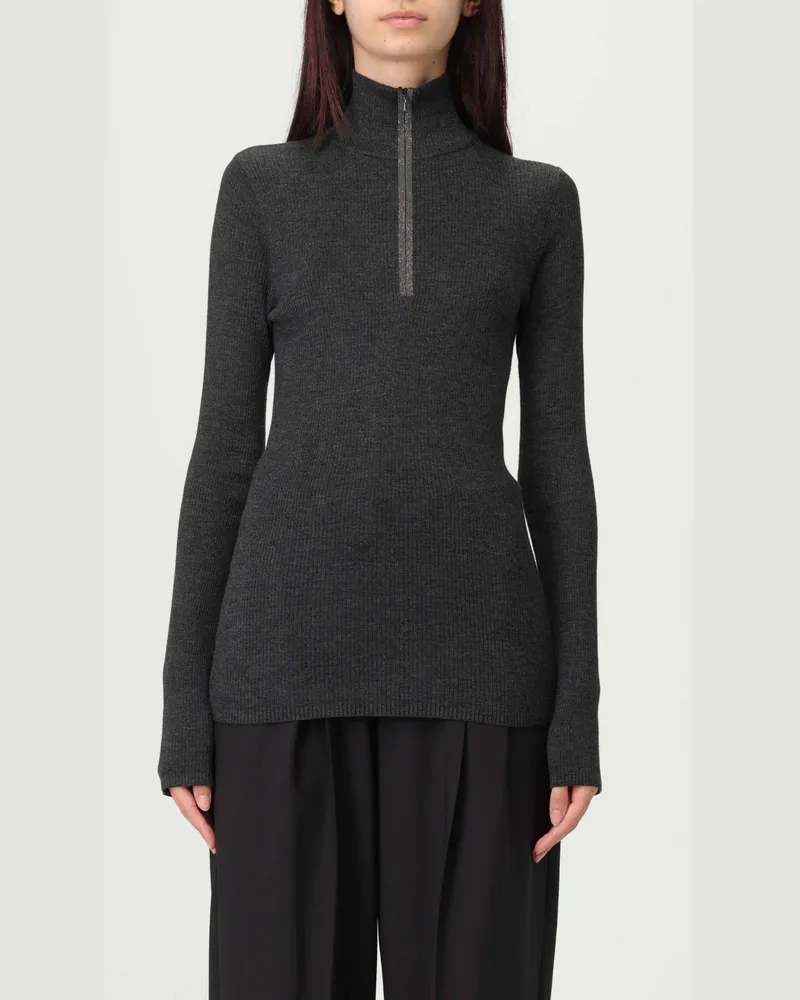 Brunello Cucinelli Strickjacke damen Grau