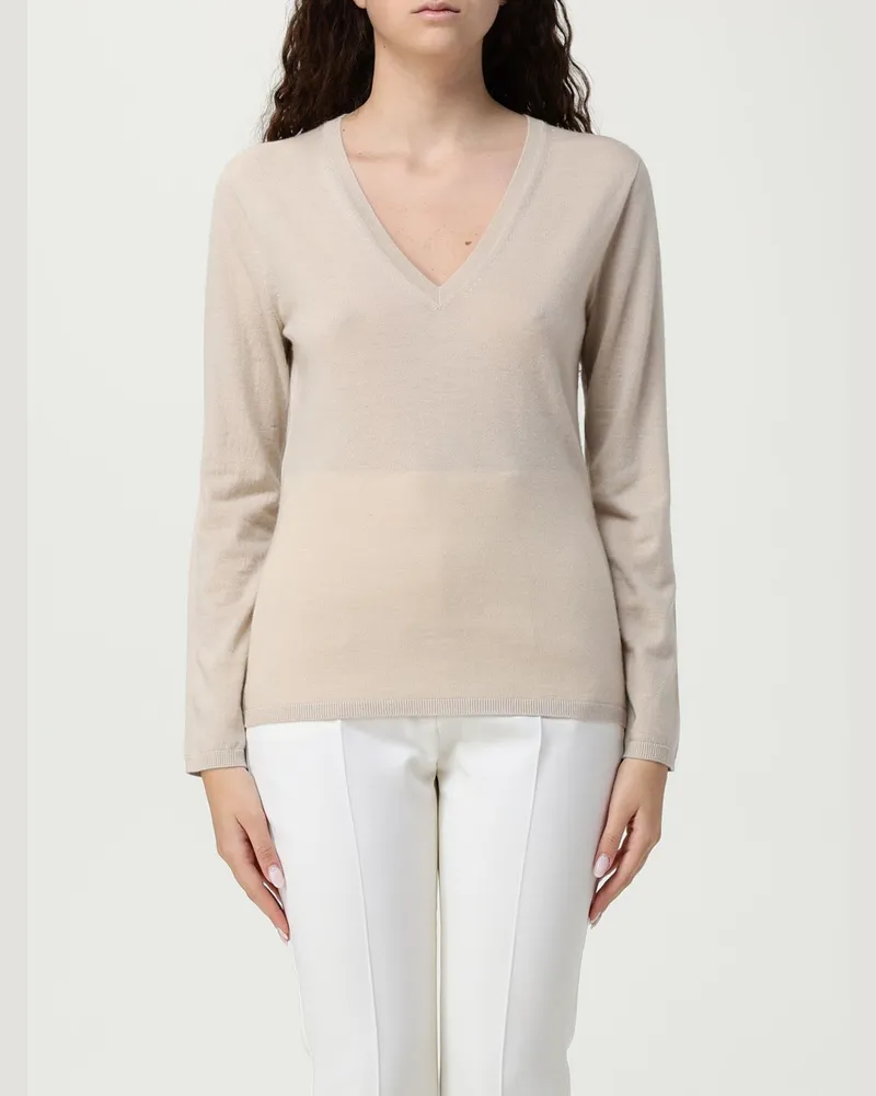 Max Mara Top damen Sand