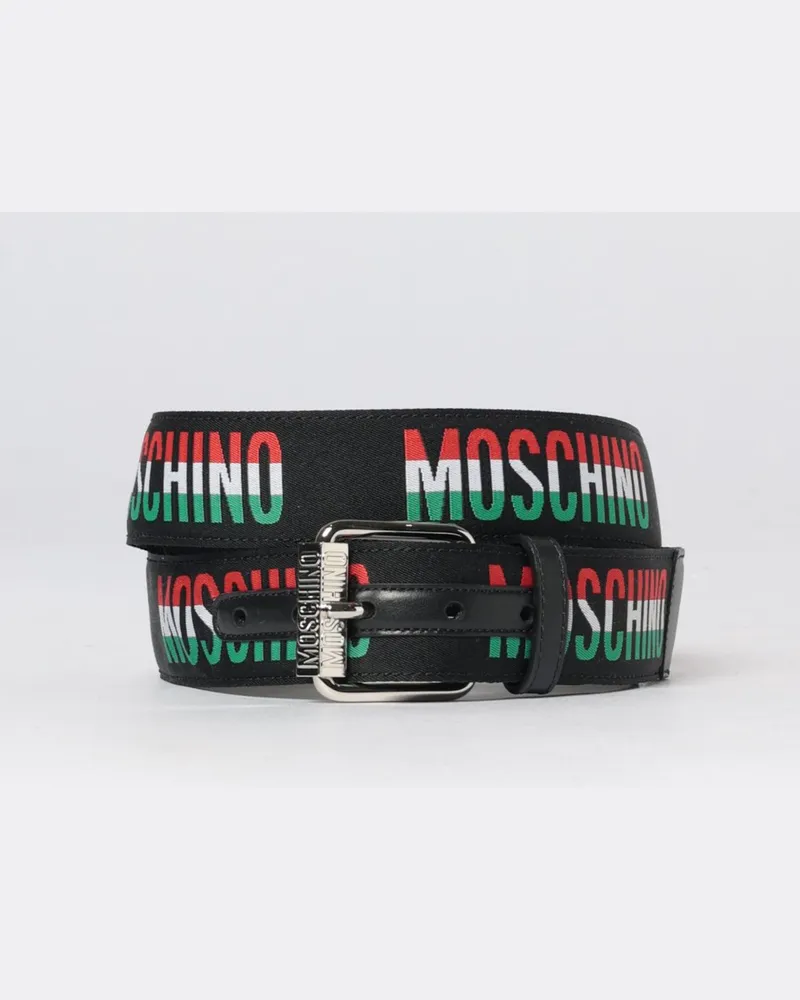 Moschino Gürtel herren Schwarz