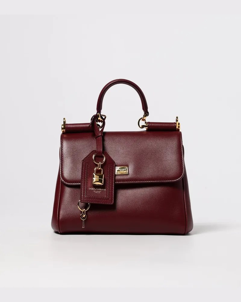 Dolce & Gabbana Handtasche damen Dolce & Gabbana Burgunderrot