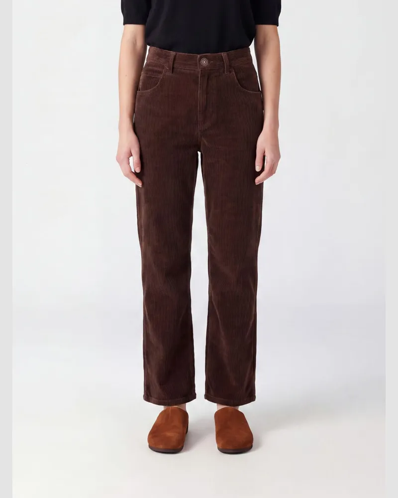 Étoile Isabel Marant Straight-Leg Cordhose Ruthie Braun