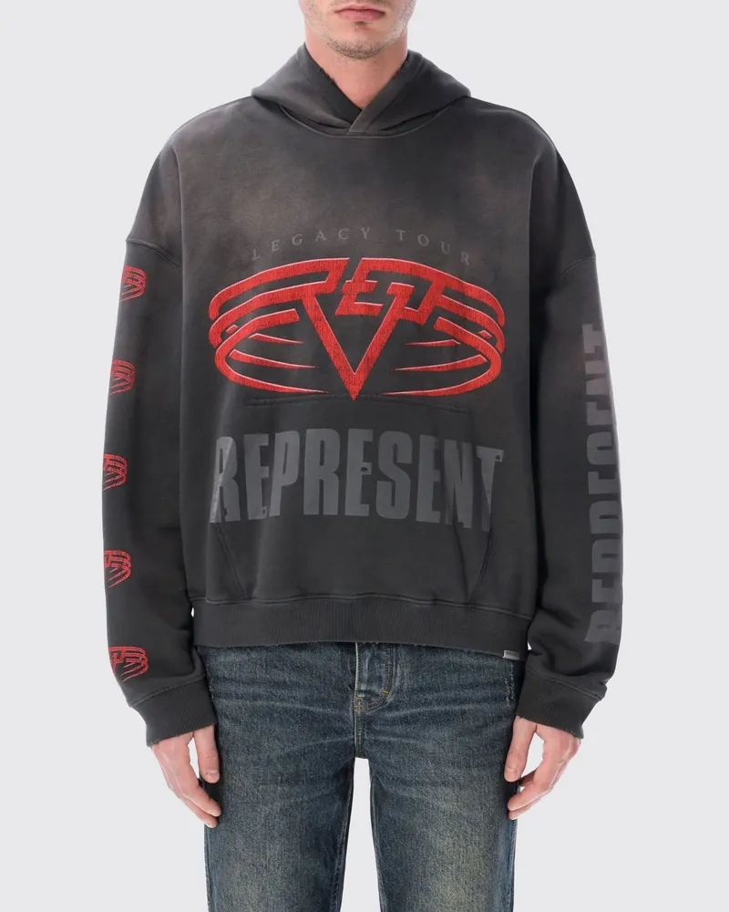 REPRESENT Sweatshirt herren Schwarz