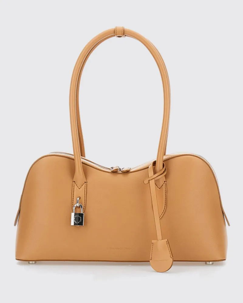 Stella McCartney Ryder Tasche aus Kunstleder Beige