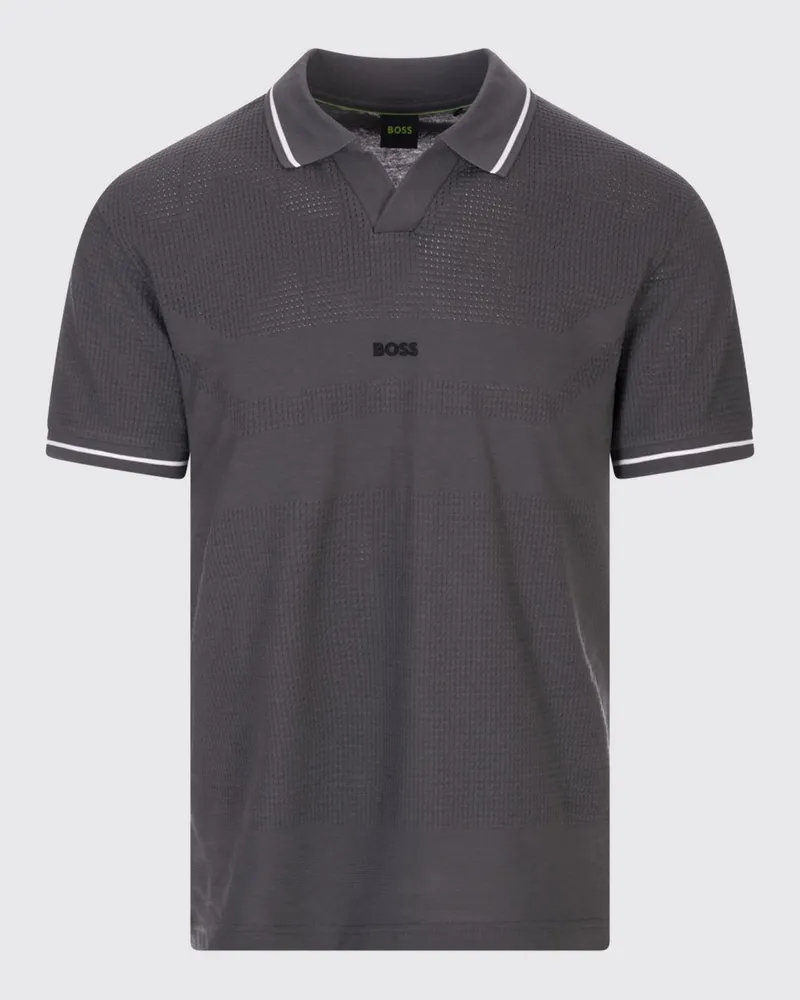 HUGO BOSS Polo herren Grau