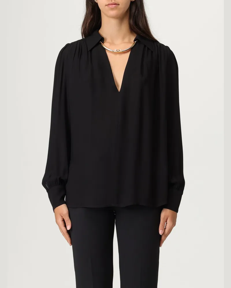 Elisabetta Franchi Hemdbluse damen Schwarz