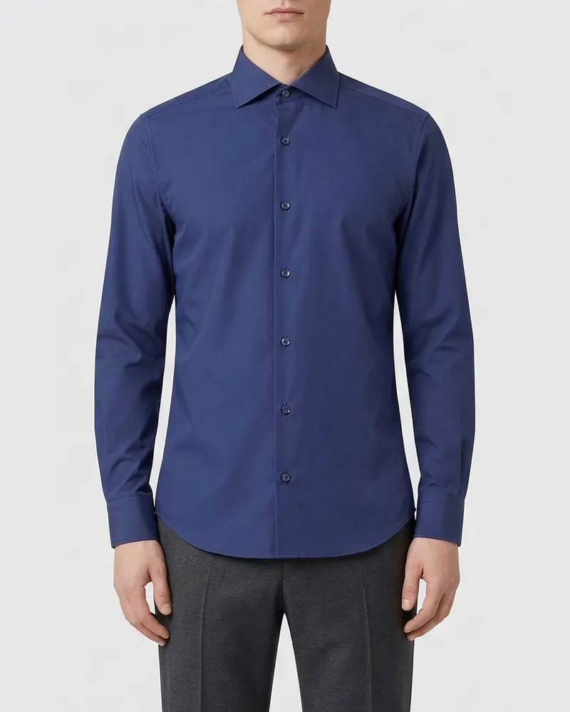 Tintoria Mattei Hemd herren Blau