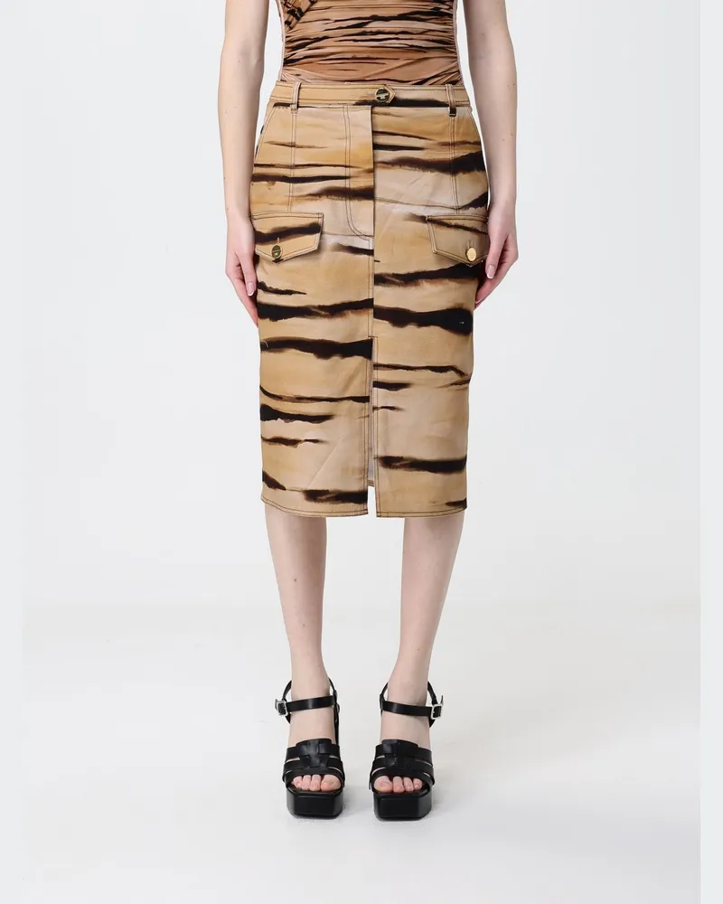 Elisabetta Franchi Rock damen Camel