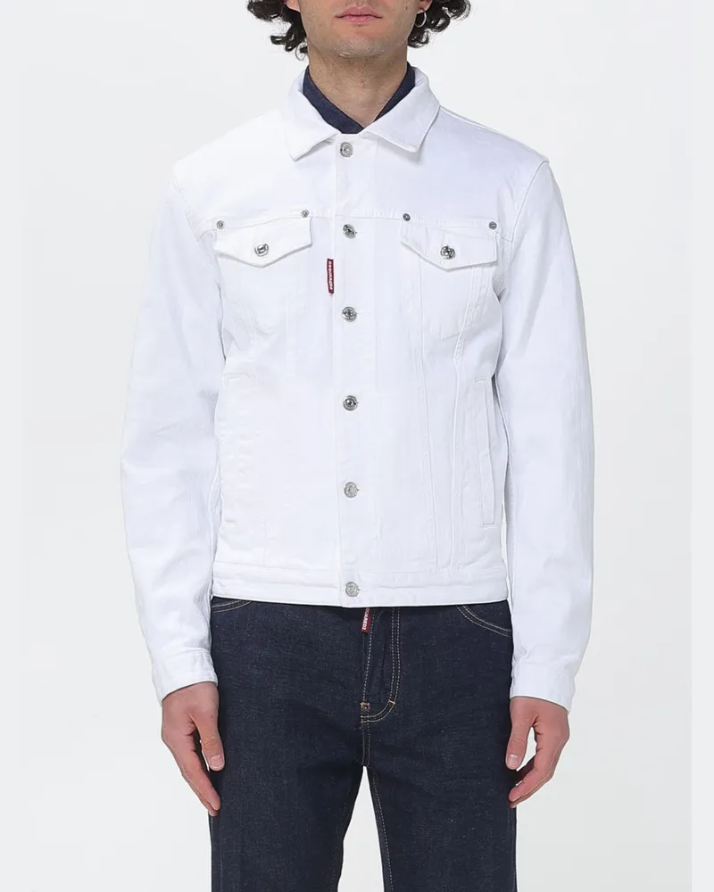 Dsquared2 Jeansjacke Weiß
