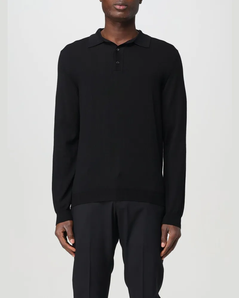 Zanone Polo herren Schwarz