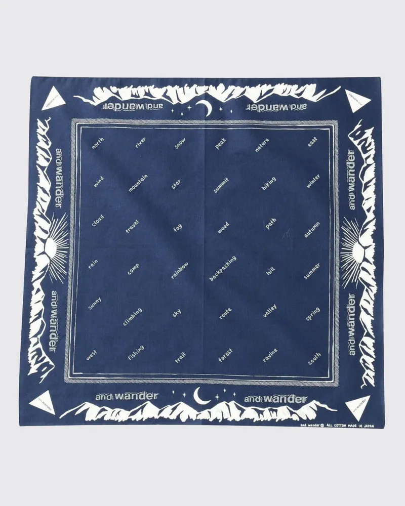 and wander Schal herren Blau