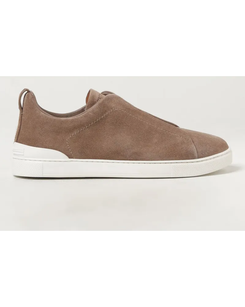 Ermenegildo Zegna Sneakers Camel