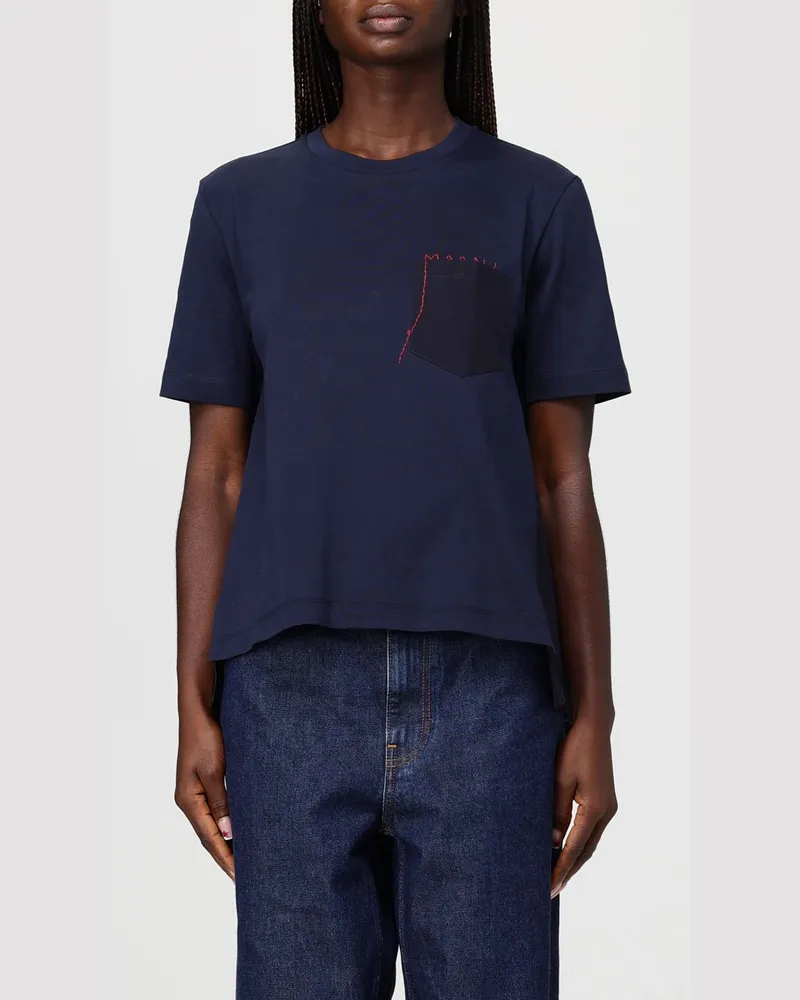 Marni T-shirt damen Blau
