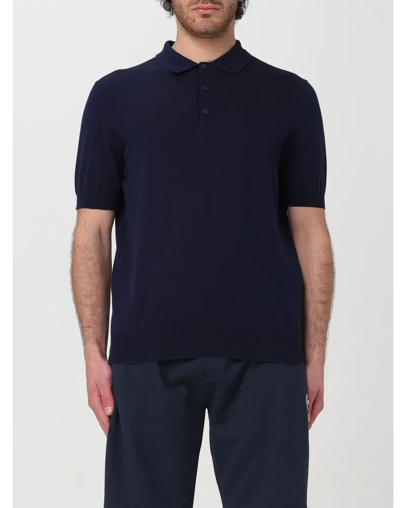 K-Way Polohemd aus Baumwolle Blau