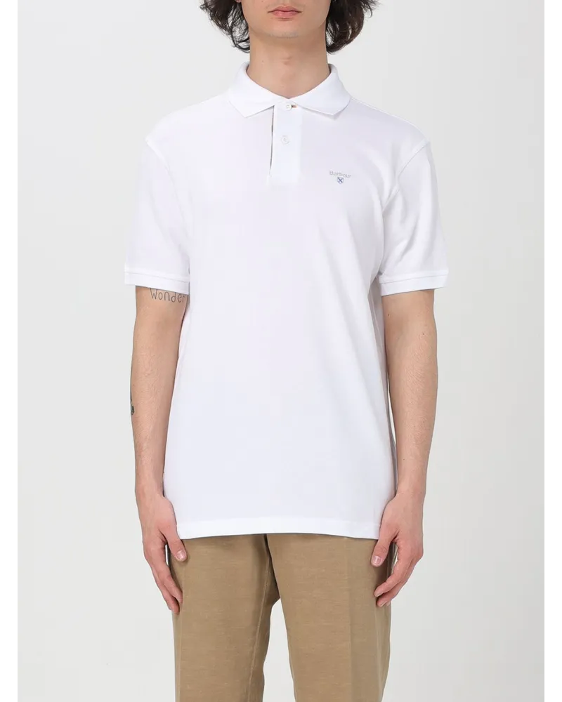 Barbour Polo herren Weiß