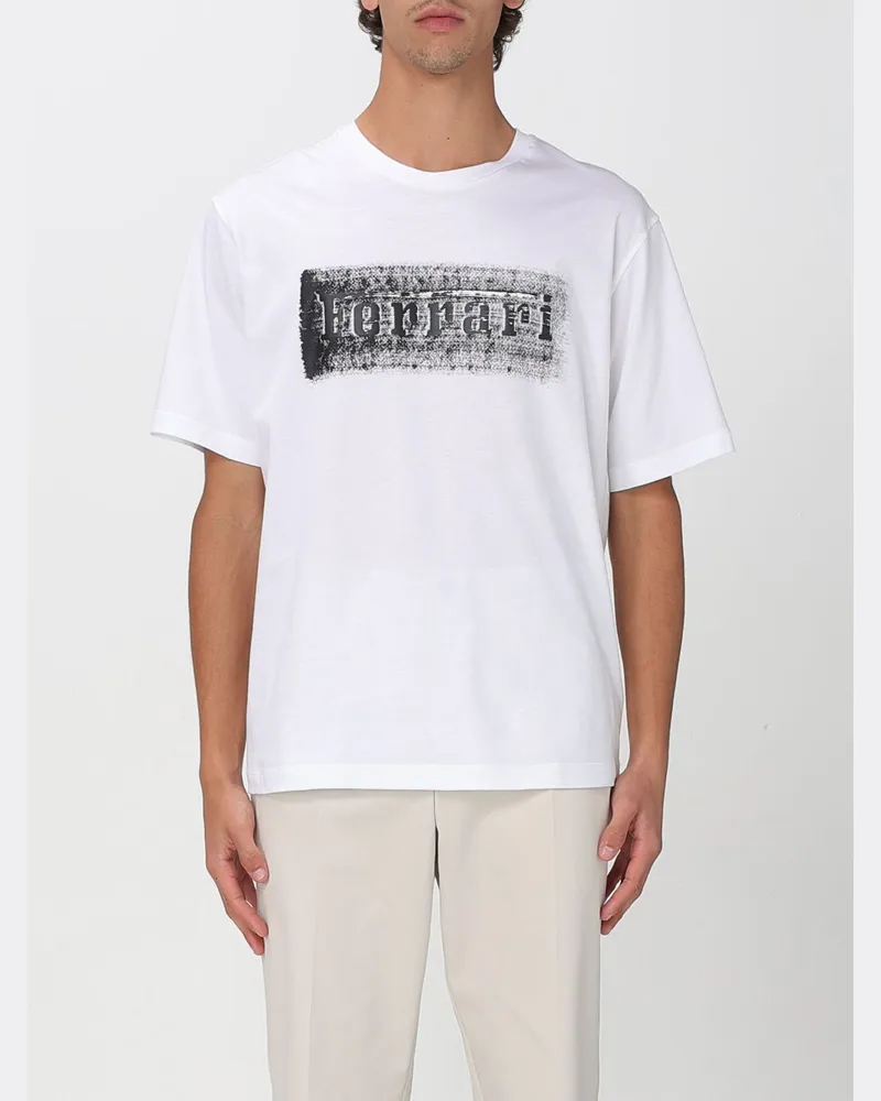 Ferrari T-shirt herren Weiß
