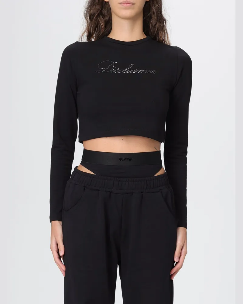 DISCLAIMER T-shirt damen Schwarz