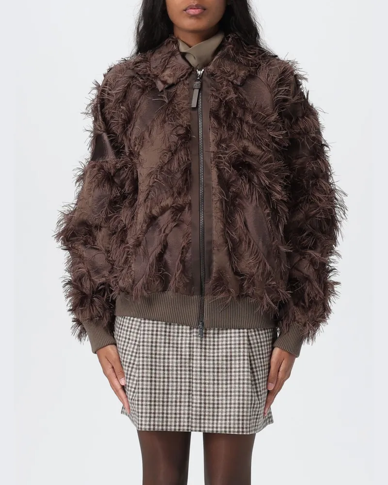 Brunello Cucinelli Jacke damen Braun