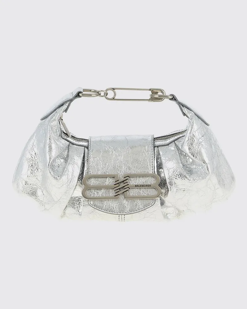 Balenciaga Schultertasche damen Silber