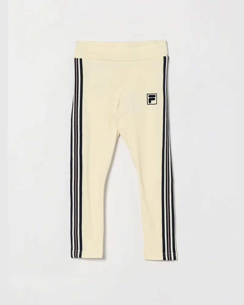 Fila Slim-Fit-Sporthose für Jungen aus Jersey mit Kontrast-Logo Yellow