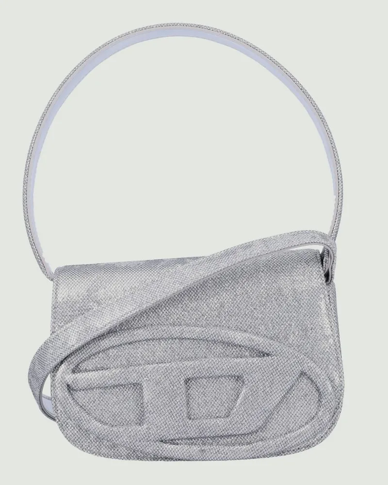 Diesel Schultertasche damen Silber