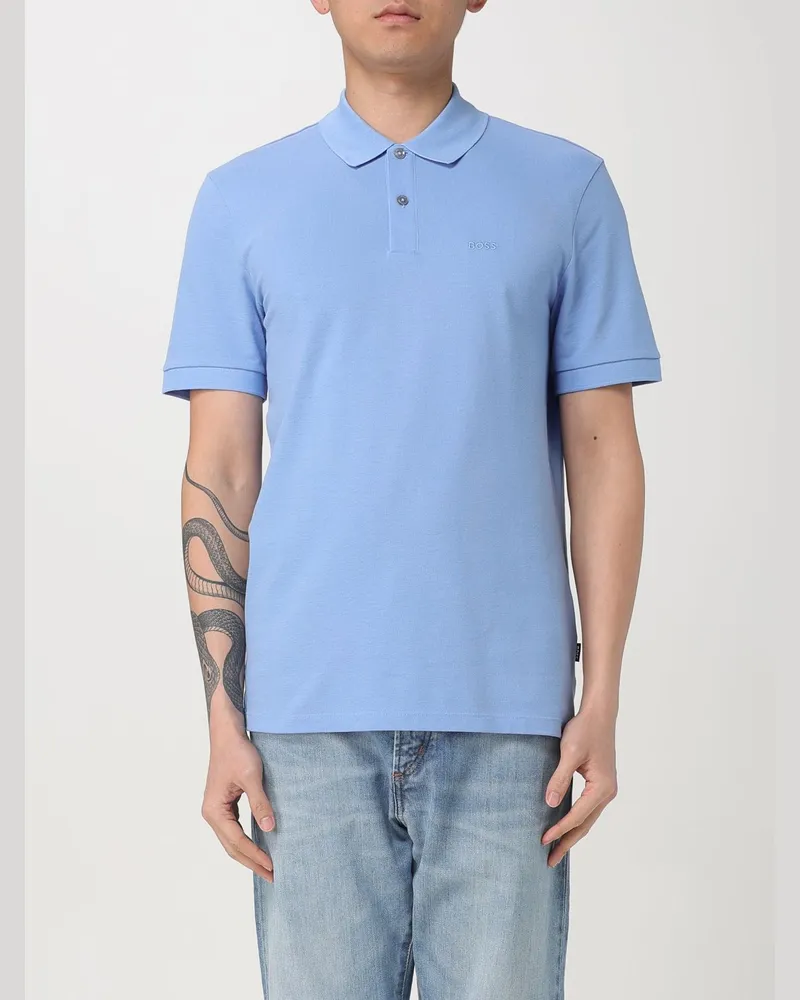 HUGO BOSS Polo herren Hellblau
