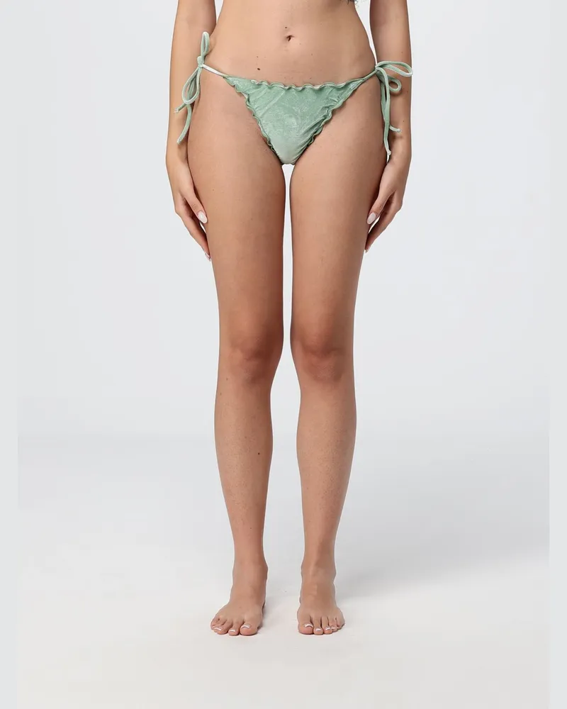 MC2 Saint Barth Bedrucktes Bikini-Unterteil Grün