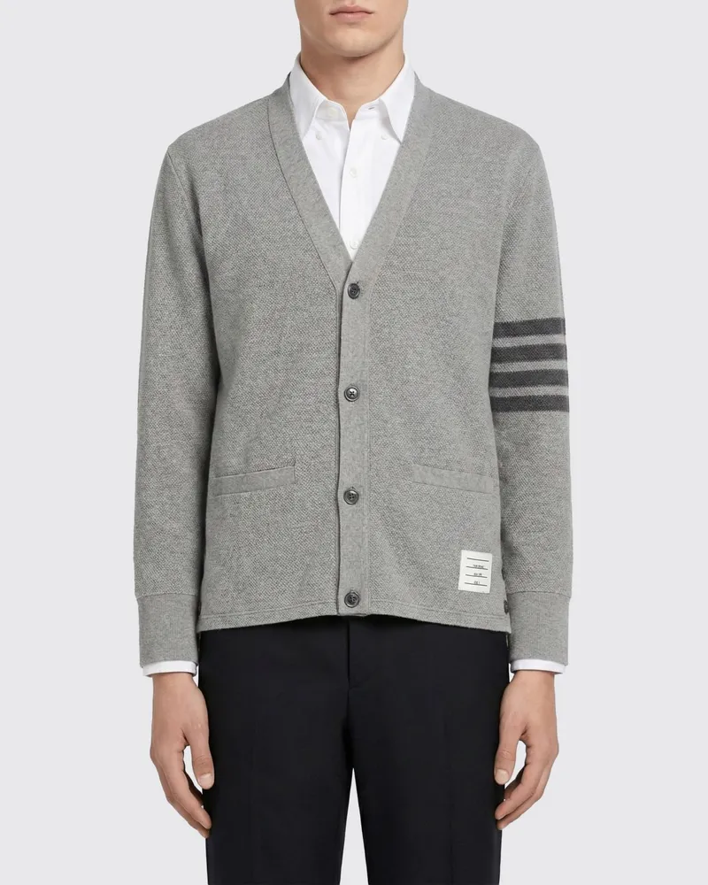 Thom Browne Strickjacke herren Grau