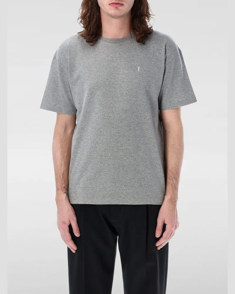 Saint Laurent T-shirt herren Grau