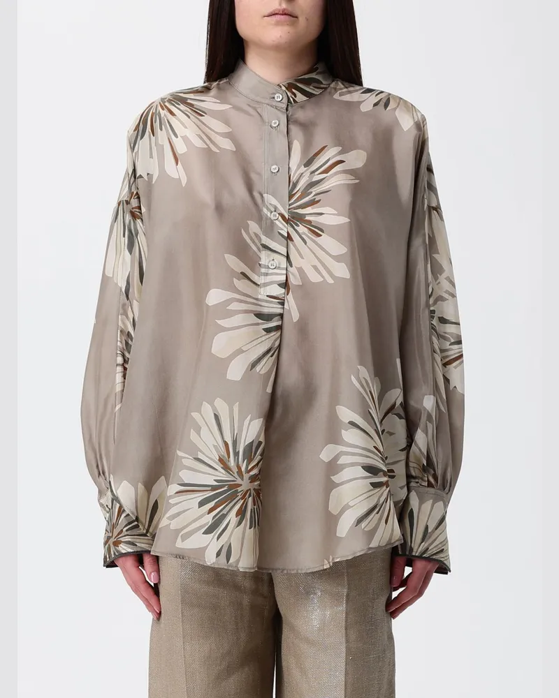 Brunello Cucinelli Hemdbluse damen Kaki
