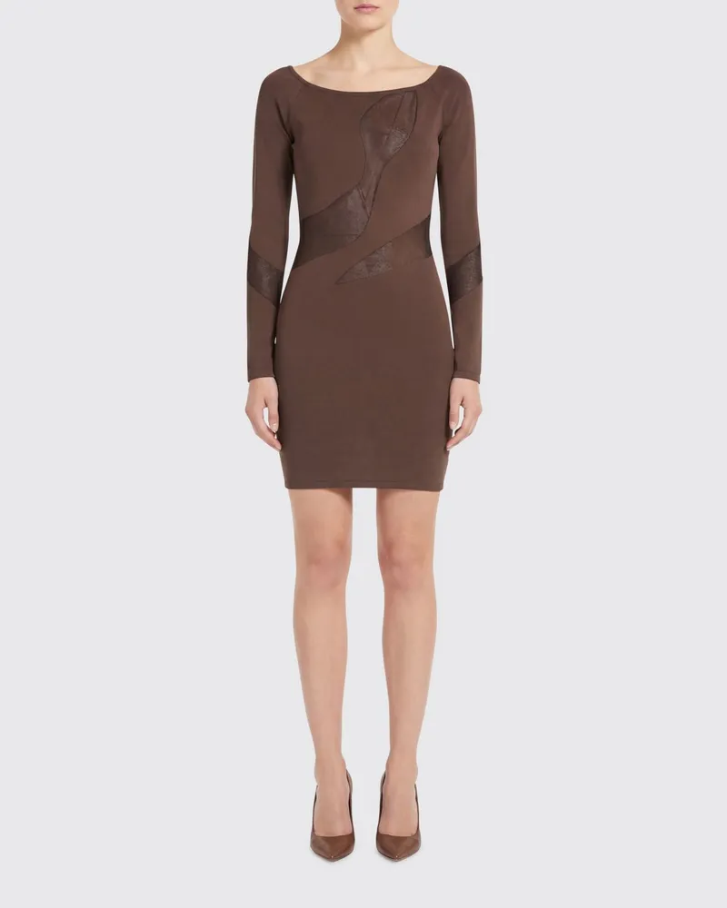 Federica Tosi Kleid damen Braun