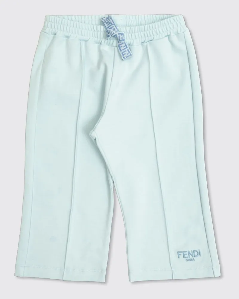 Fendi Trainingshose für Jungen aus Baumwolle mit elastischem Bund Hellblau