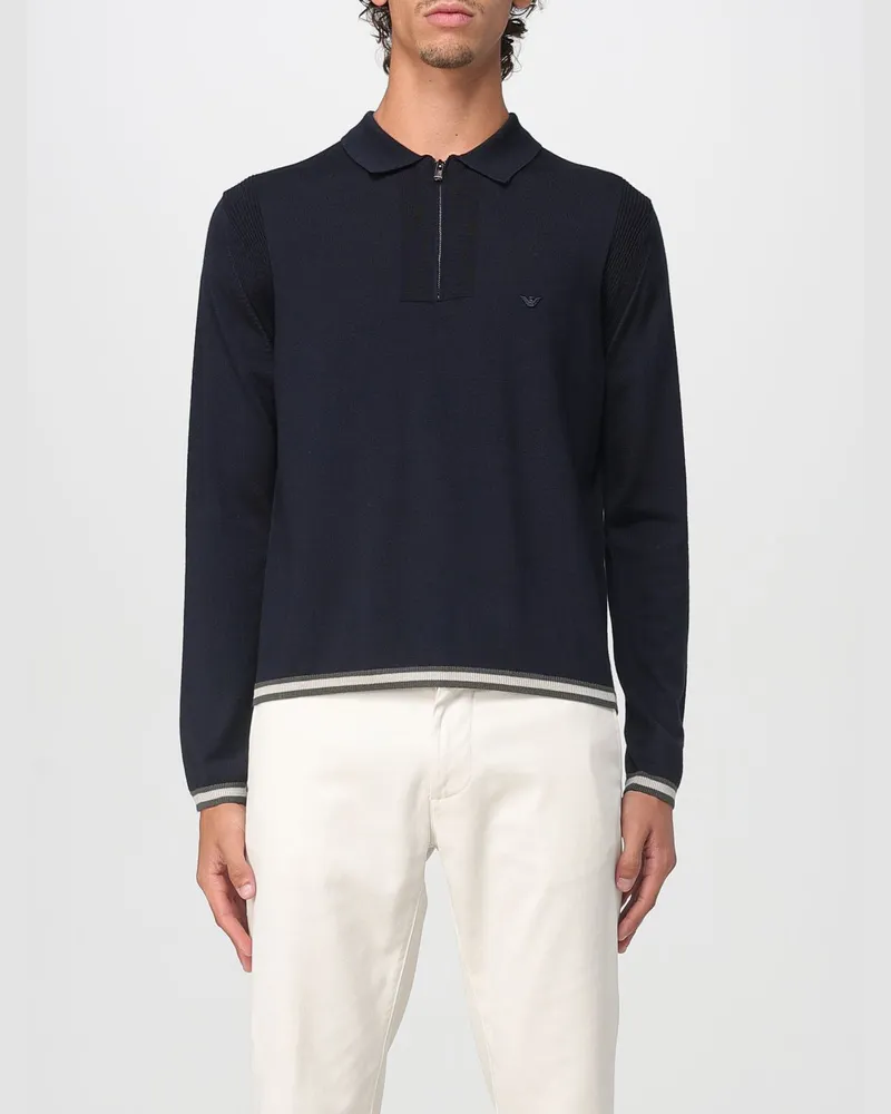 Emporio Armani Pullover herren Blau
