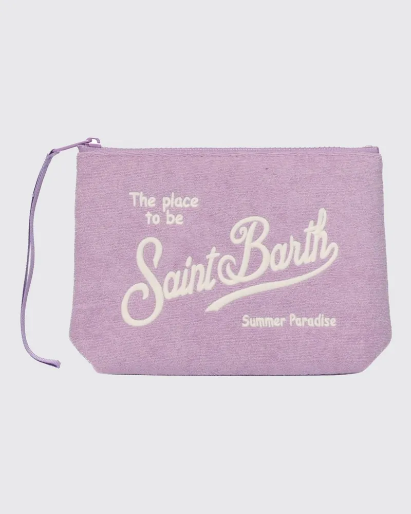 MC2 Saint Barth Aline Chenille- und Baumwollfrottee-Pochette Fa02