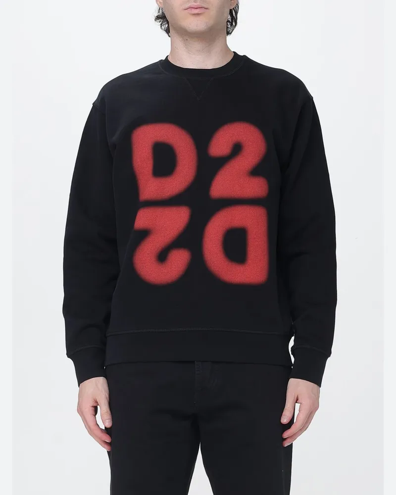 Dsquared2 Sweatshirt herren Schwarz