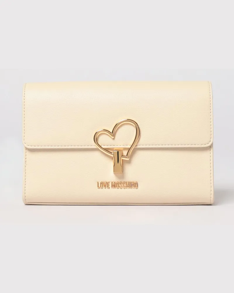 Moschino Umhängetasche damen Ivory