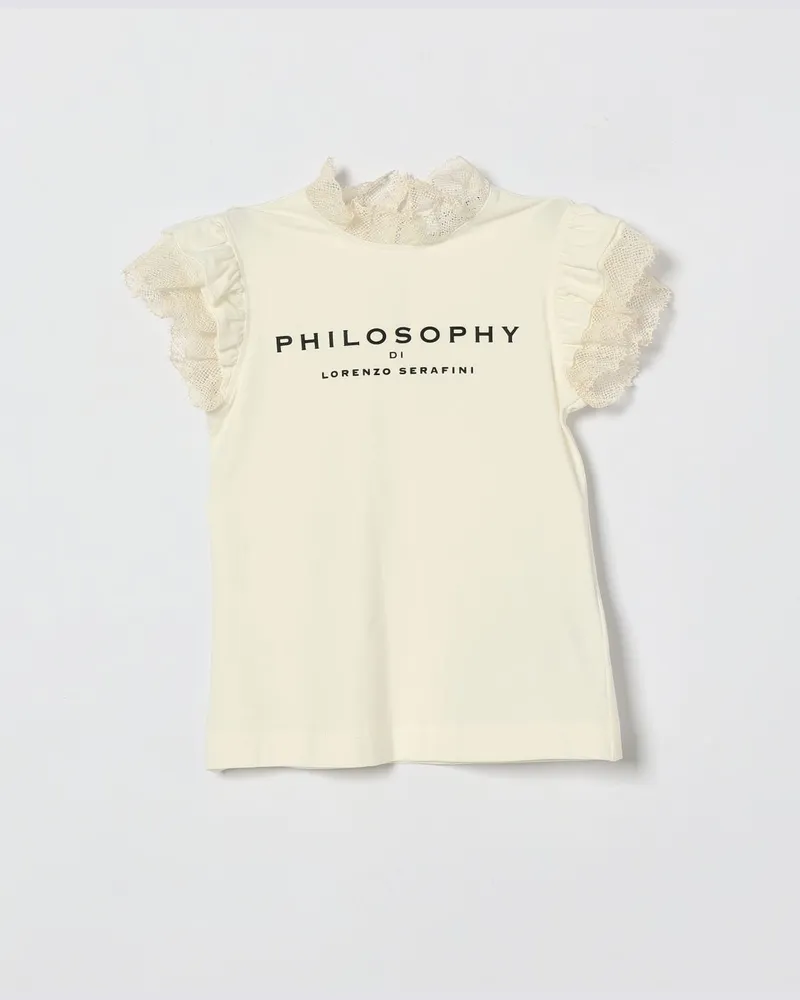 Philosophy Di Lorenzo Serafini T-shirt kinder Cream