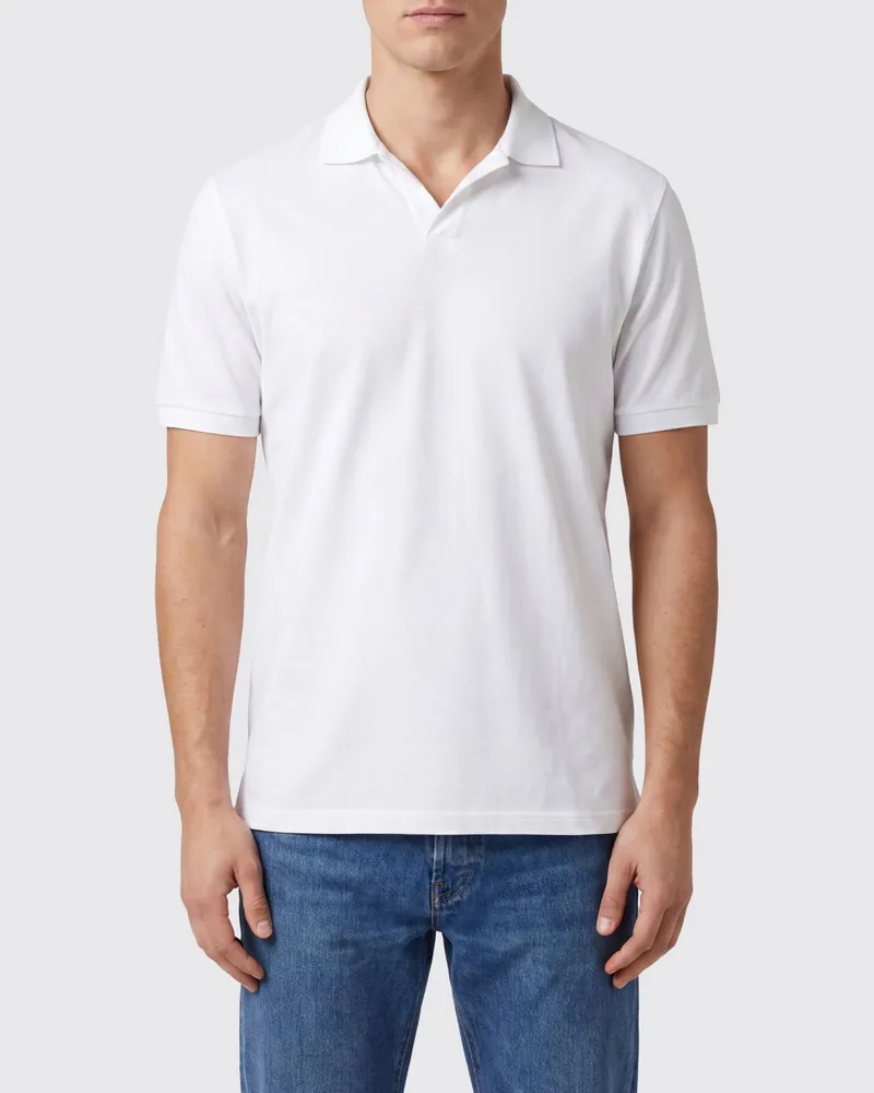 MC2 Saint Barth Baumwoll-Poloshirt Weiß