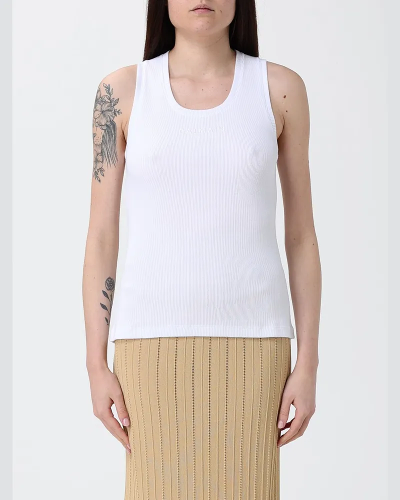 Balmain Top damen Weiß