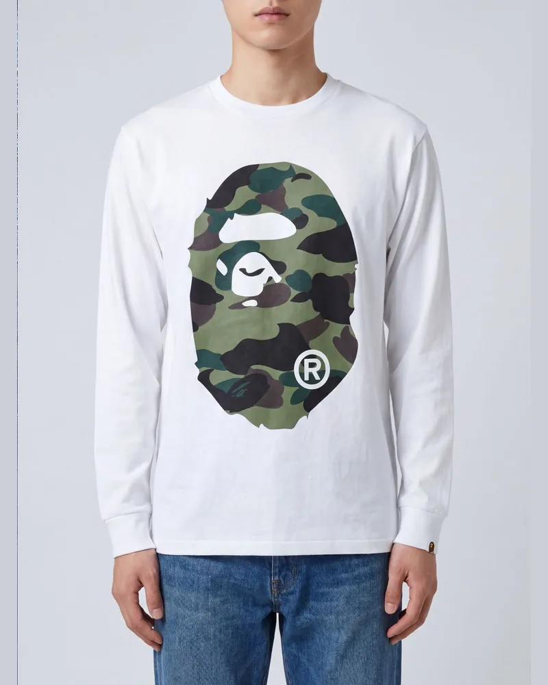 BAPE T-shirt herren Weiß