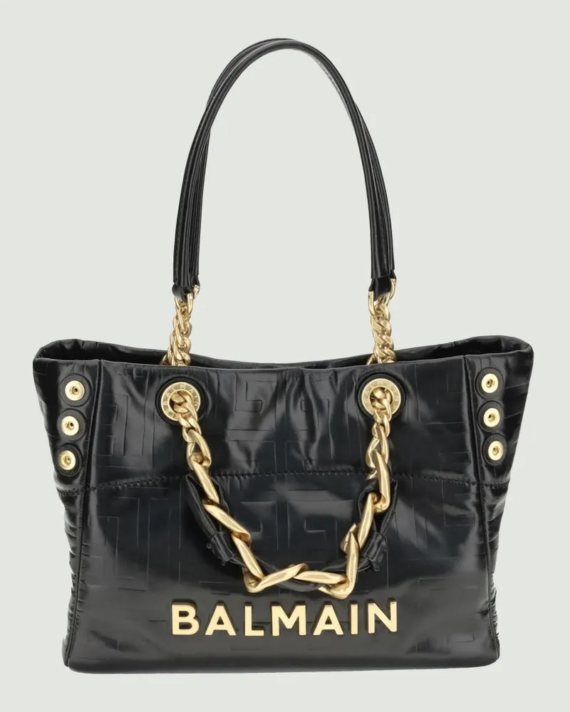 Balmain Schultertasche damen Schwarz