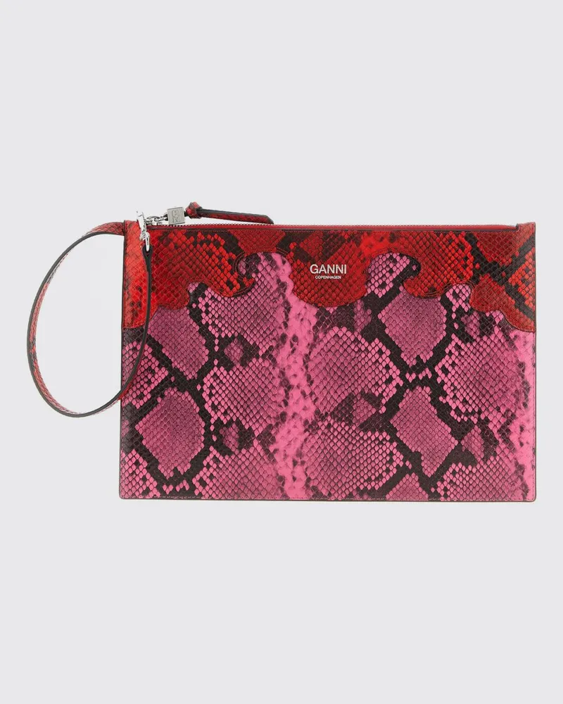 Ganni Handtasche damen Fuchsia